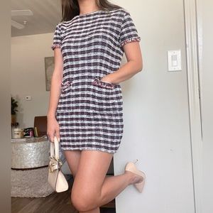 Tweed Shift Dress